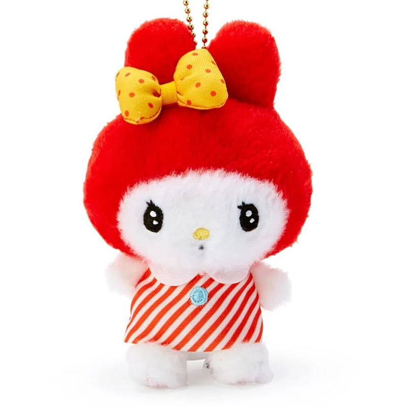 [Self-operated] Japanese Sanrio mascot car bag bag charm keychain red Melody model 1 pack