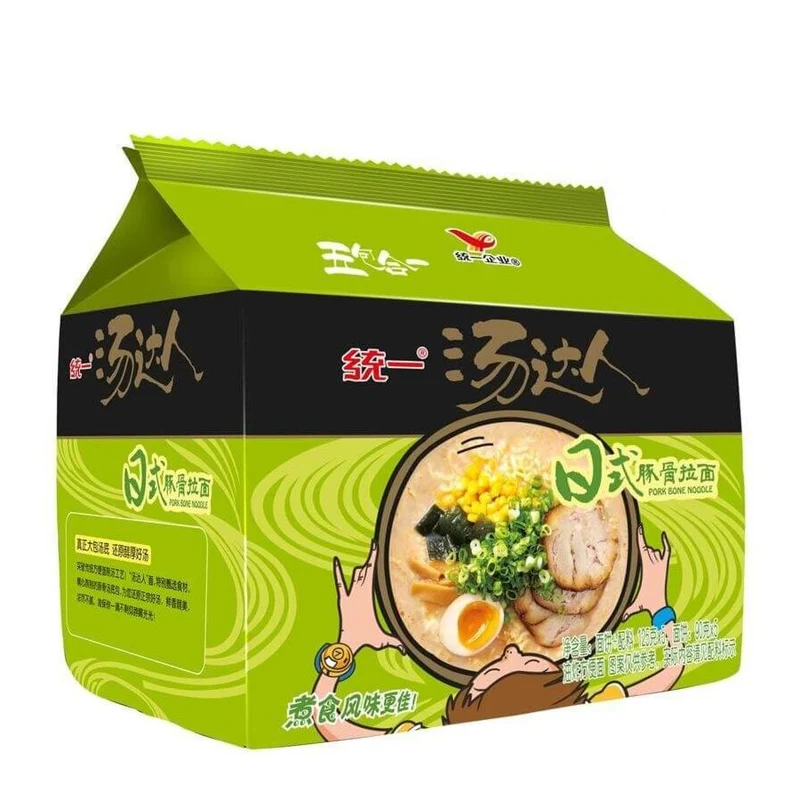 [Self-operated] Taiwan UNIF Tongda Ren Japanese Tonkotsu Noodles 125-pack 5g*XNUMX instant instant noodles bagged ramen noodles