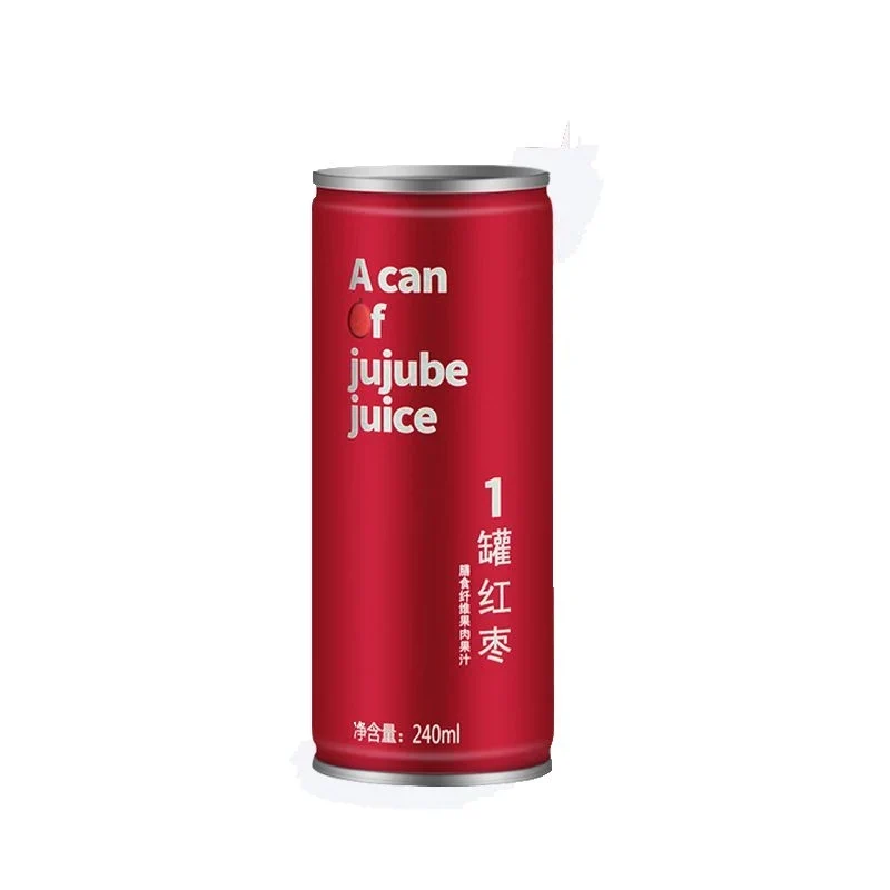 [Self-operated] China Tianzhirun One Can of Red Dates Dietary Fiber Raw Berry Juice Drink Red Date Juice 240ml