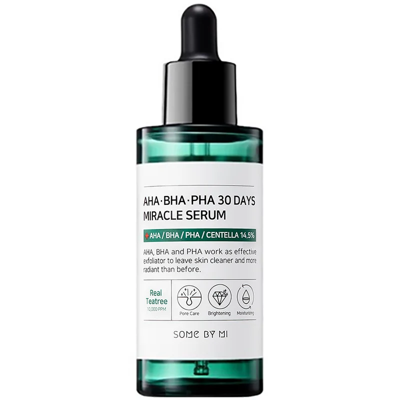 [Self-operated] Korean SOME BY MI Saber Honey 30-Day Tea Tree Miracle Essence 50ml Centella Asiatica Anti-Acne Exfoliation Diminishes Acne Marks and Shrinks Pores