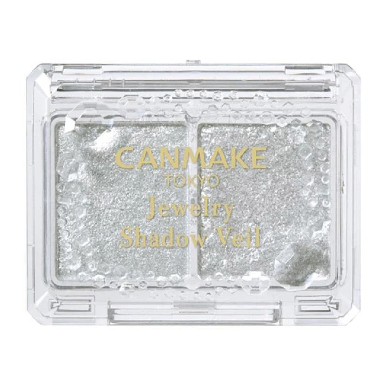 [Self-operated] Japan Canmake Ida two-color pearlescent eye shadow palette #01 flawless crystal fine sparkle brightening lying silkworm