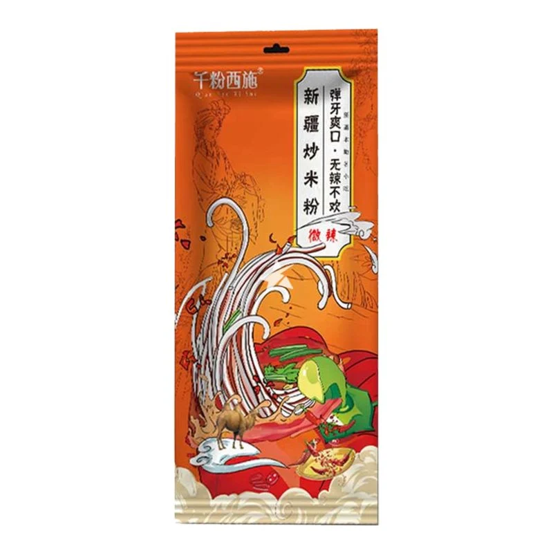 [Self-operated] Chinese Qianfenxishi Fried Rice Noodles, Mildly Spicy 250g Authentic Xinjiang Spicy Fried Rice Noodles Xinjiang Delicious Late Night Noodles