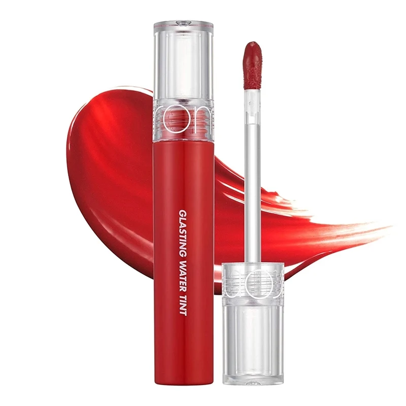 [Self-operated] Korean ROMAND Roumei Water Film Lip Glaze #02 Red Drop Red Crystal Water Drop 4g Long-lasting Moisturizing Lip Balm