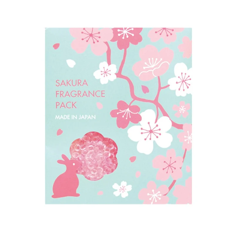 [Self-operated] Japanese SAKURA hirari cherry blossom wardrobe space aromatherapy bag sachet 20g drawer aromatherapy ornaments with long-lasting fragrance