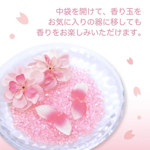 [Self-operated] Japanese SAKURA hirari cherry blossom wardrobe space aromatherapy bag sachet 20g drawer aromatherapy ornaments with long-lasting fragrance