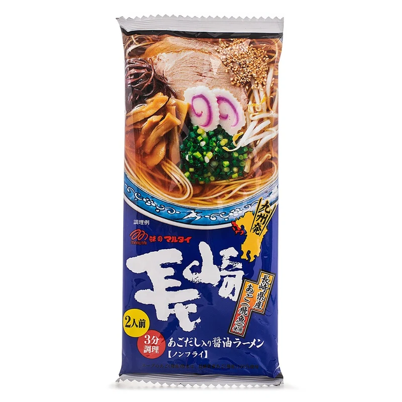 [Self-operated] Japanese MARUTAI Kumamoto Nagasaki dashi soy sauce ramen 2 servings 178g