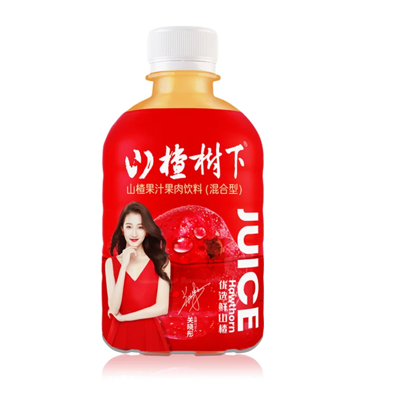 [Self-operated] Chinese hawthorn fruit juice and pulp drink under the Chinese hawthorn tree 350ml appetizing hawthorn drink