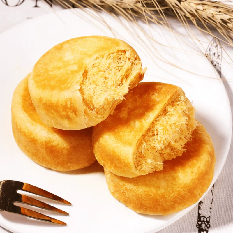[Self-operated] China Youchen Golden Meat Waffles 495g Original Breakfast Meat Waffles