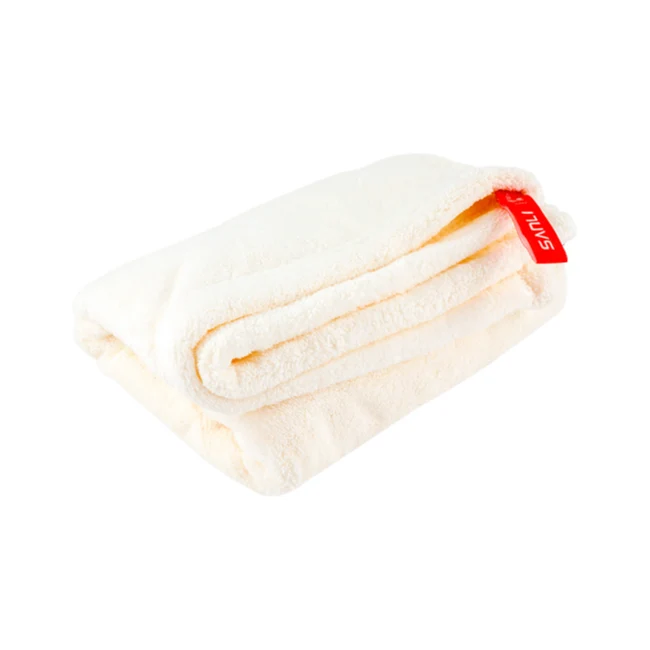 [Self-operated] China SANLI Thickened Face Wash and Absorbent Water Towel 35cm*75cm White 1 Pack Cotton Quick-Absorbent Antibacterial Not Easy to Lose Flint