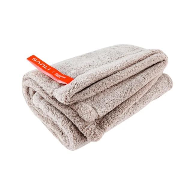 [Self-operated] China SANLI Thickened Face Wash and Absorbent Water Towel 35cm*75cm Gray 1 Pack Cotton Quick-Absorbent Antibacterial Not Easy to Lose Flint
