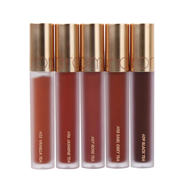 [Self-operated] Korean ROMAND Milk Tea Velvet Matte Lip Glaze #05 VANILLA TEA Caramel Milk Tea 4.4g Long-lasting waterproof non-fading lipstick lipstick