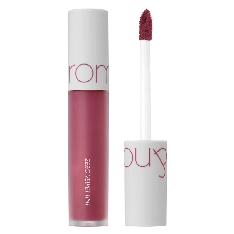 [Self-operated] Korean ROMAND Velvet Velvet Matte Lip Glaze #08 ICY Zero Grape Smoothie Powder 5.5g Long-lasting waterproof non-fading lipstick lipstick