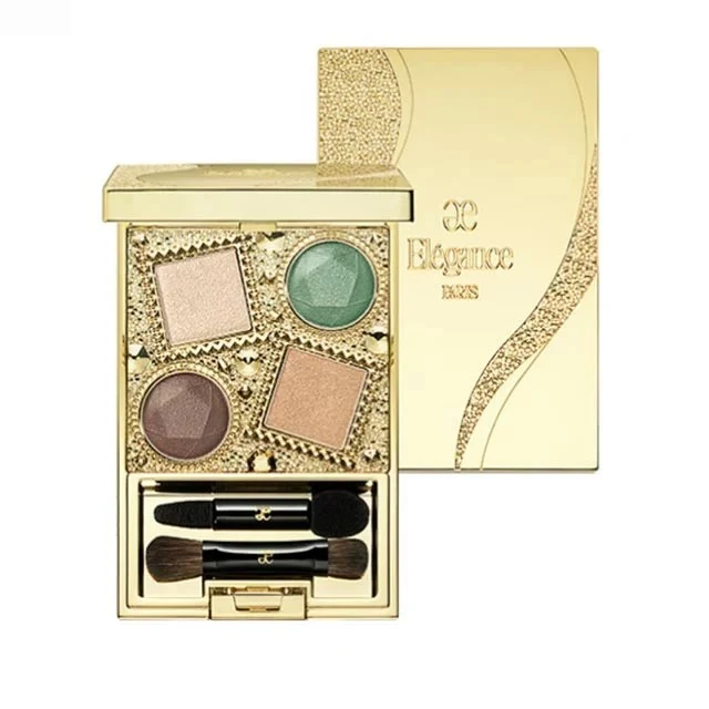 [Self-operated] Japanese Elegance Retro Gemstone Four-Color Eyeshadow Palette #32 4.9g Modify the contours of the eyes, easy to color, naturally three-dimensional and brighten the skin tone