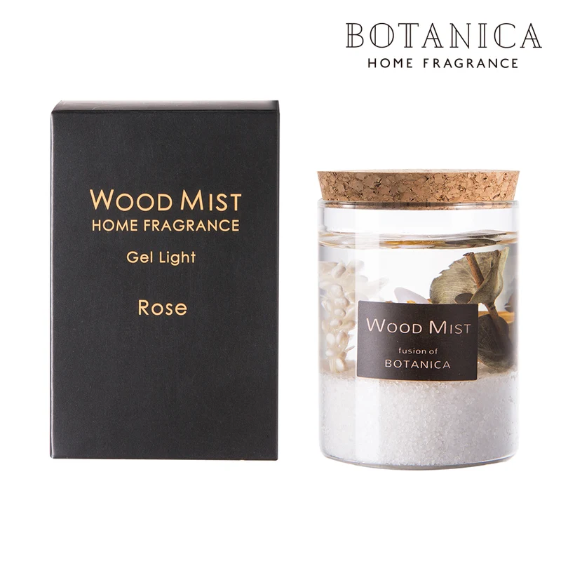 [Self-operated] Japan BOTANICA Flower and Herb Aromatherapy Candle Light Fragrance Sleeping Coast 60g Fireless Aromatherapy Indoor Room Fragrance LED Light Ornament