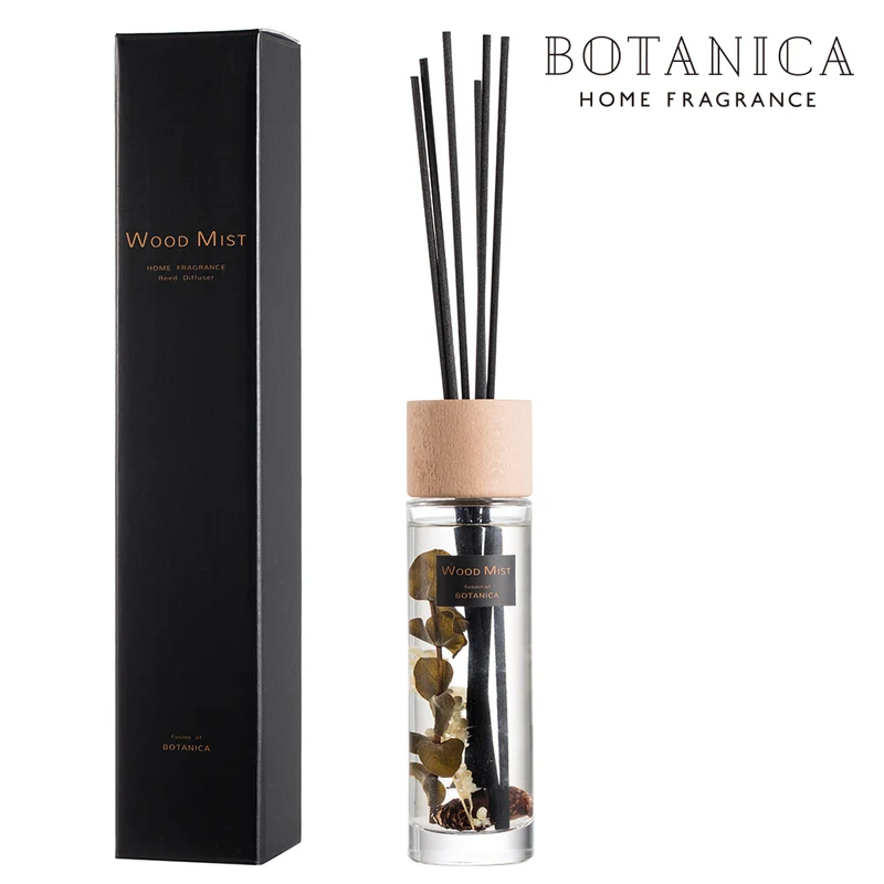 [Self-operated] Japanese BOTANICA Flower and Herbal Essential Oil Aromatherapy Misty Forest Series Fragrance Eucalyptus 110ml Fireless Aromatherapy Indoor Diffusing Perfume Stick