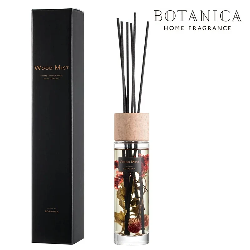 [Self-operated] Japan BOTANICA Flower and Herb Essential Oil Aromatherapy Misty Forest Series Fragrance Wilderness Rose 110ml Fireless Aromatherapy Indoor Diffusing Perfume Stick