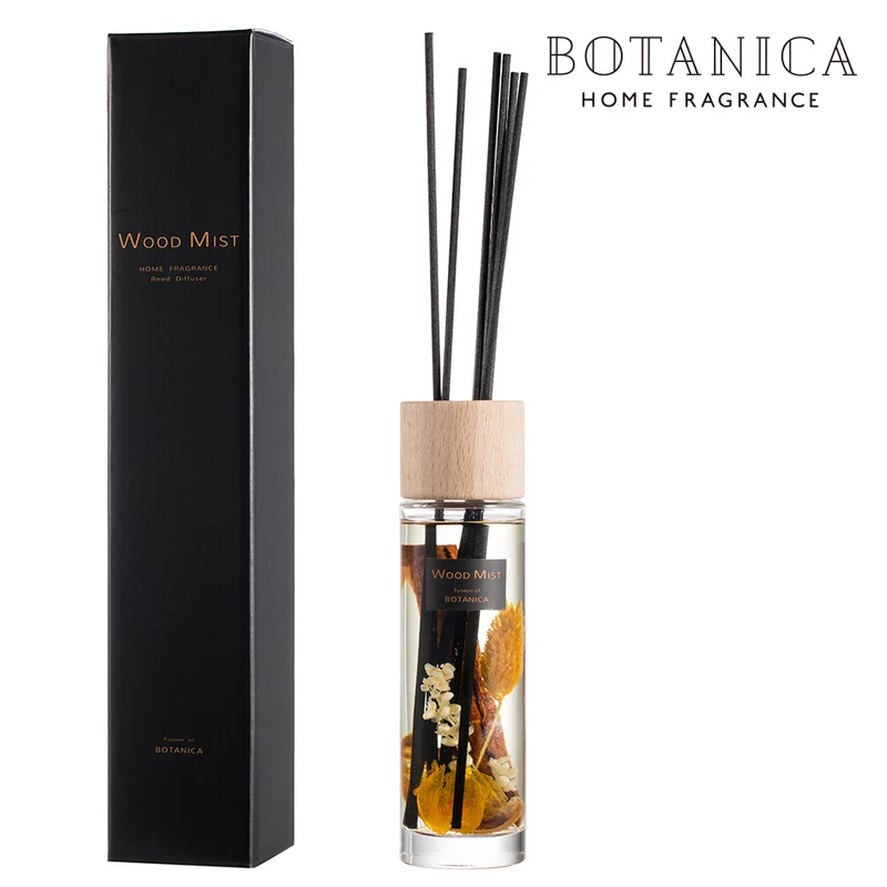 [Self-operated] Japan BOTANICA Flower and Herbal Essential Oil Aromatherapy Misty Forest Series Fragrance Citrus Cinnamon 110ml Fireless Aromatherapy Indoor Diffusing Perfume Stick