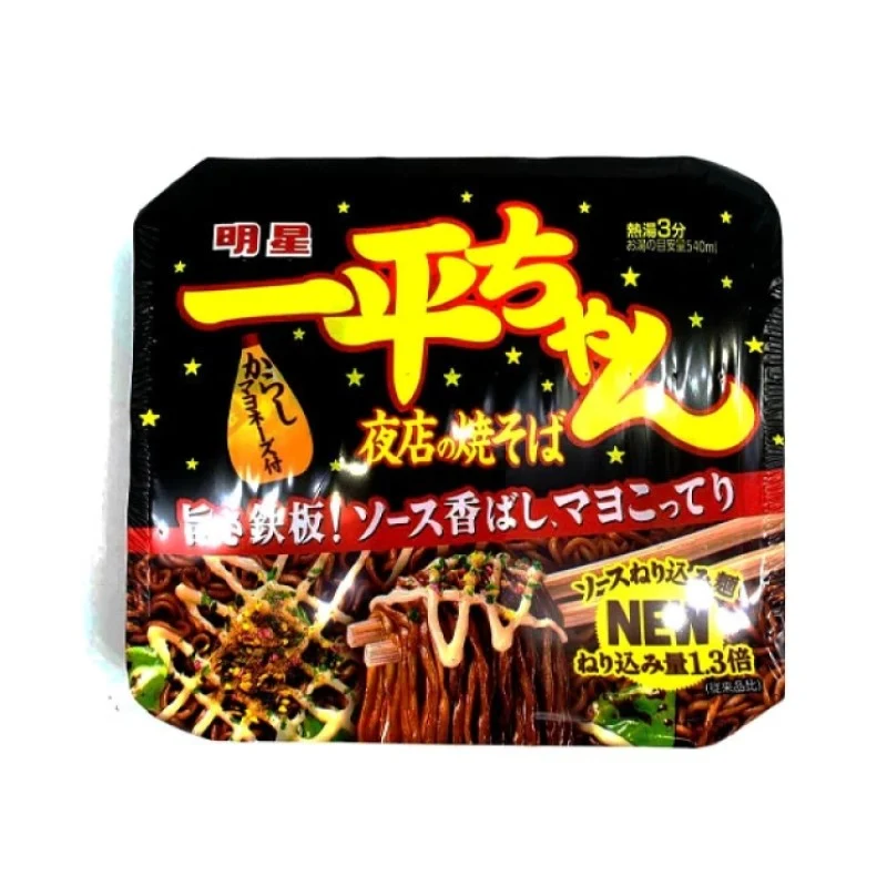 [Self-operated] Japanese MYOJO Star Ippei Sauce Nightclub Fried Noodles Wasabi Egg Yolk Flavor 135g Ramen Instant Noodles Late Night Supper
