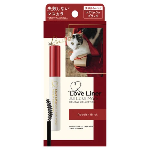 [Self-operated] Japan's MSH LOVE LINER new version, long-lasting, non-smudged, thick and long mascara, 1 pack Reddish Brick 6.5g