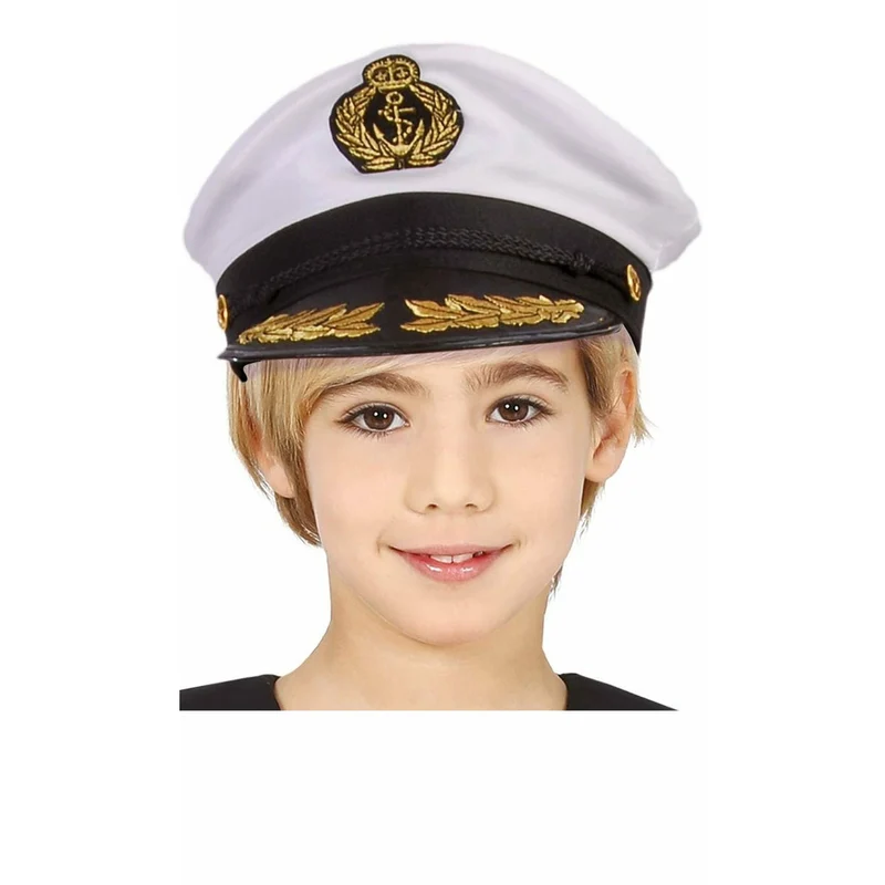 Marine Kapitän-Mütze für Kinder