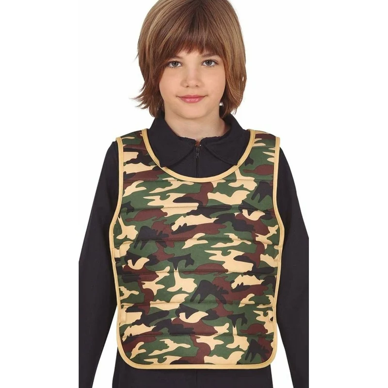 Camouflage-Militärweste für Kinder