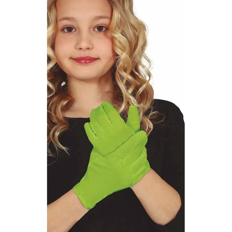 Handschuhe Eco hellgrün für Kinder