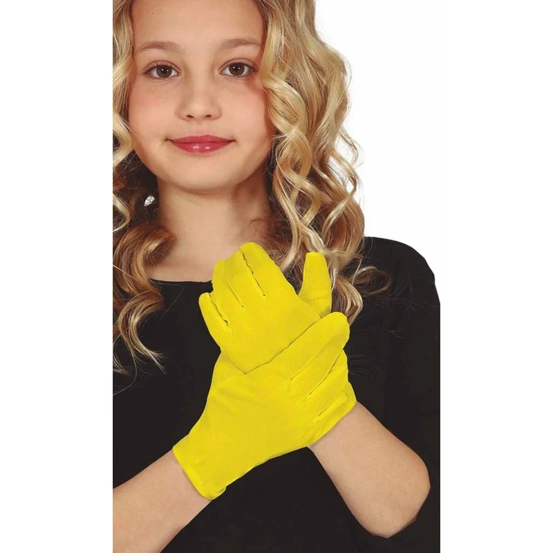 Handschuhe Eco gelb für Kinder