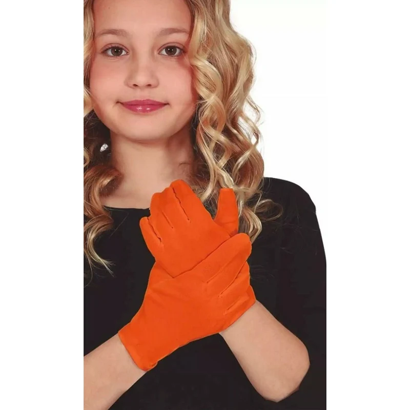 Handschuhe Eco orange für Kinder