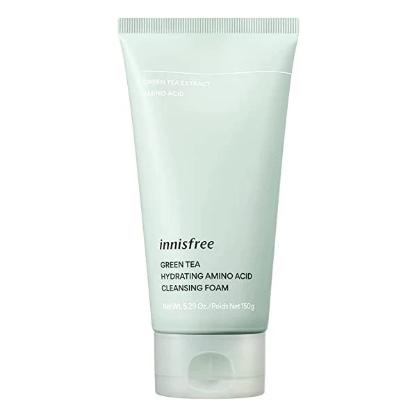 [Self-operated] Korean INNISFREE Green Tea Extract Moisturizing Amino Acid Cleanser 150g Moisturizing and Oil Control Deep Cleansing