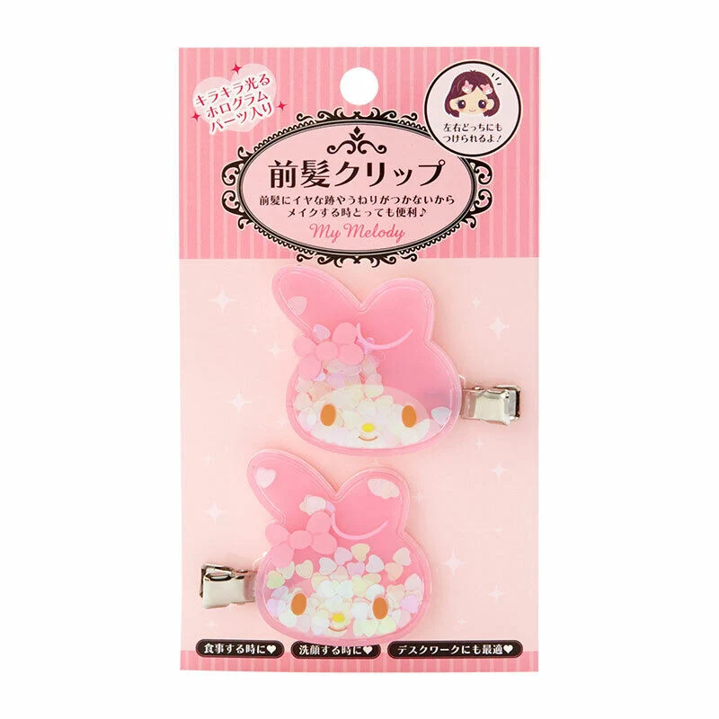 [Self-operated] Japan's Sanrio Quicksand Star Hair Clip Melody Style Front Bangs Clip Hair Accessories Hair Clip Hair Accessories