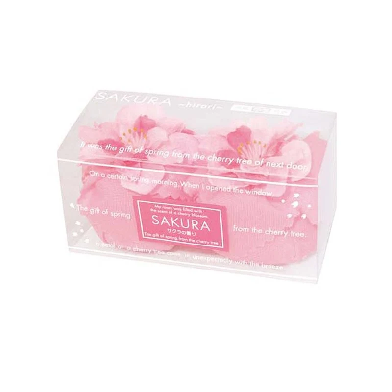 [Self-operated] Japan SAKURA hirari Aroma room mini flower pot aromatherapy 2 pieces car decoration cherry blossom fragrance