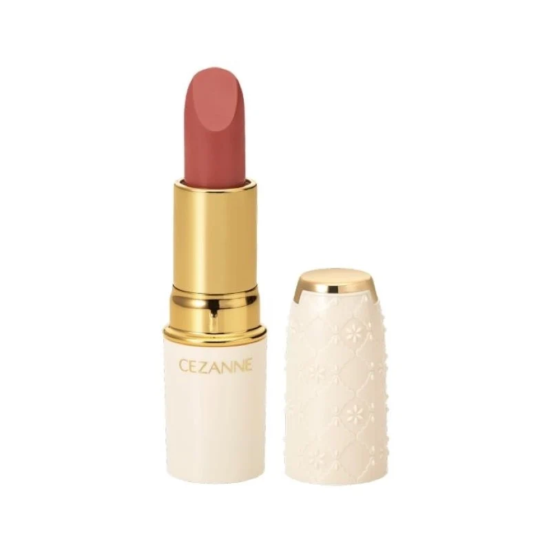 [Self-operated] Japanese CEZANNE Colorful Lipstick, Moisturizing, Long-lasting, Waterproof, Non-Fading Lipstick, No. 505, Milky Orange