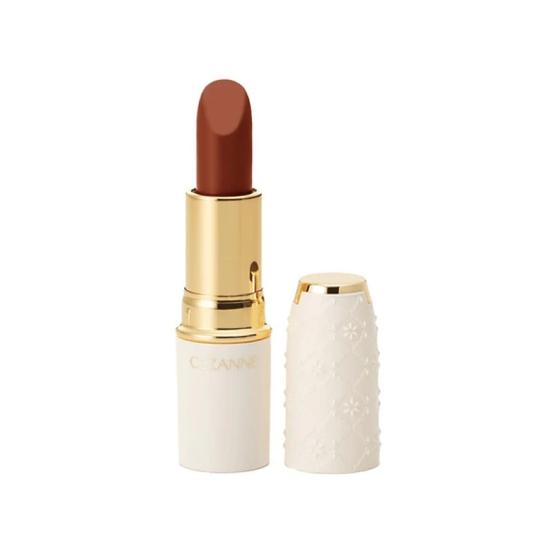 [Self-operated] Japanese CEZANNE Colorful Lipstick Moisturizing, Long-lasting, Waterproof and Non-fading Lipstick No. 504 Orange Brown