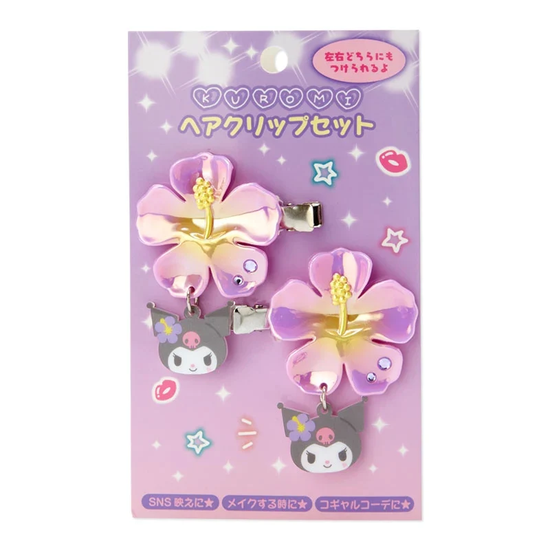 [Self-operated] Japanese Sanrio bangs flower hairpin Kurome style front bangs clip headband hairpin hair accessories