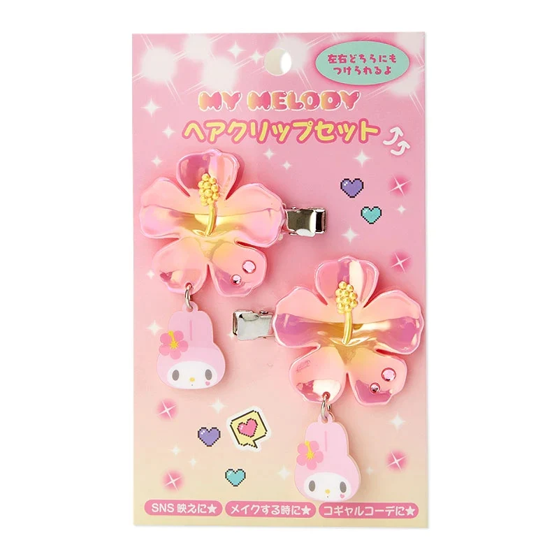 [Self-operated] Japanese Sanrio bangs flower hair clip Melody style front bangs clip headband hair clip hair accessories