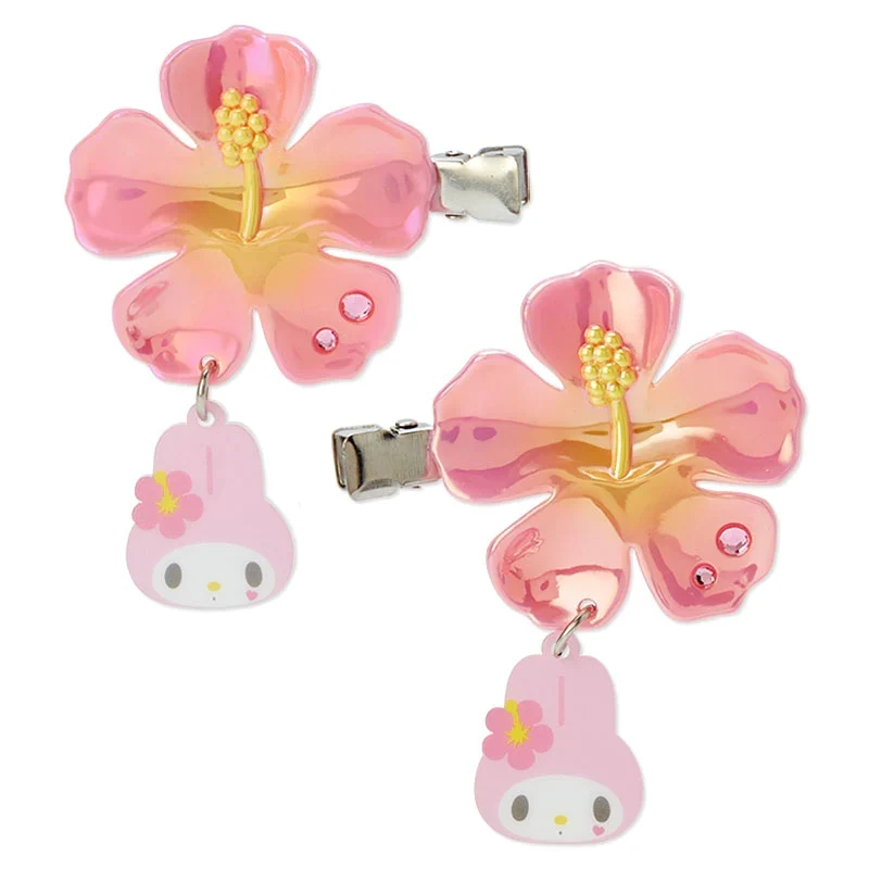[Self-operated] Japanese Sanrio bangs flower hair clip Melody style front bangs clip headband hair clip hair accessories