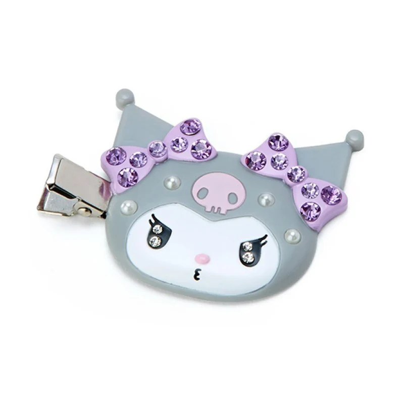 [Self-operated] Japanese Sanrio bangs hairpin Kuromi two-piece set of stylish front bangs clip headband hairpin hair accessories
