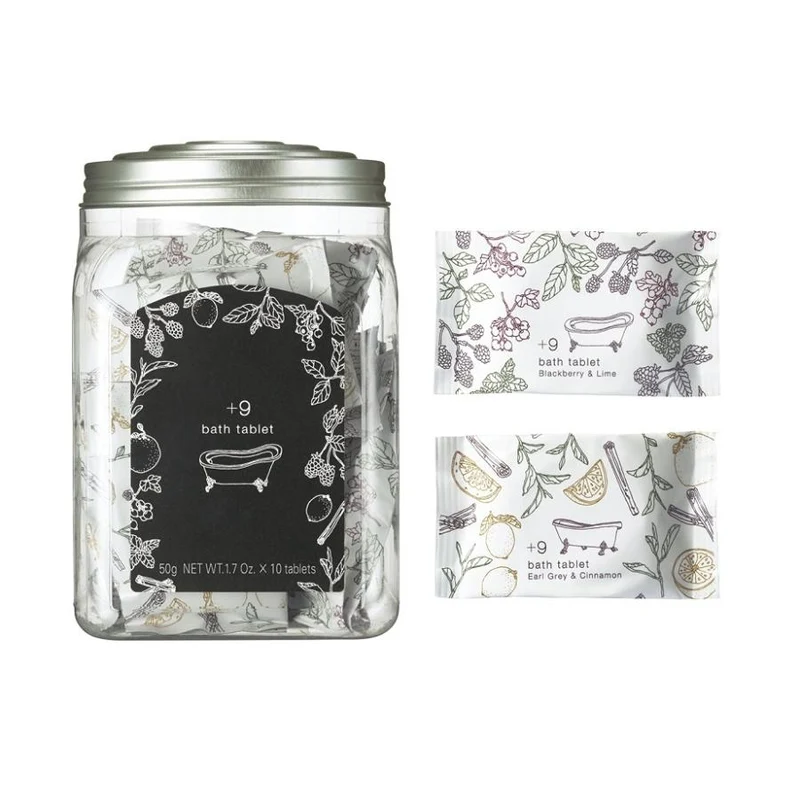 [Self-operated] Japanese POLA +9 carbonated shower gel 50g*10 bags, moisturizing, nourishing, soothing, stress-relieving bath artifact