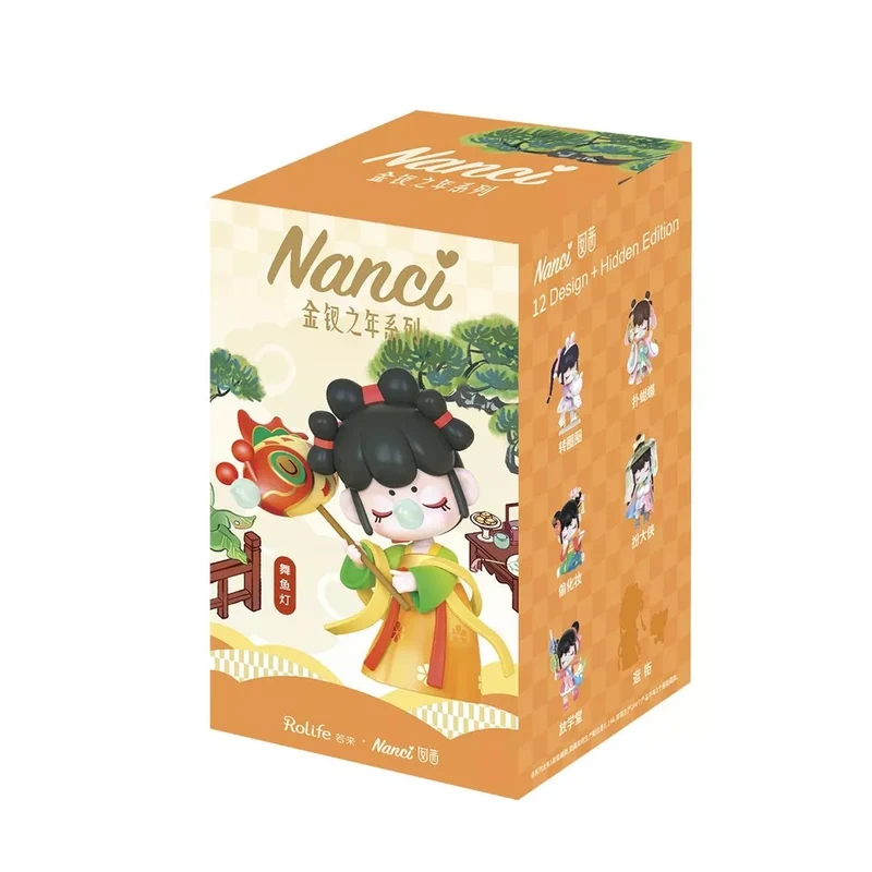 [Self-operated] China Rolife Ruolai Nanci's Golden Hairpin Year series character blind box 1 box twelve styles shipped randomly