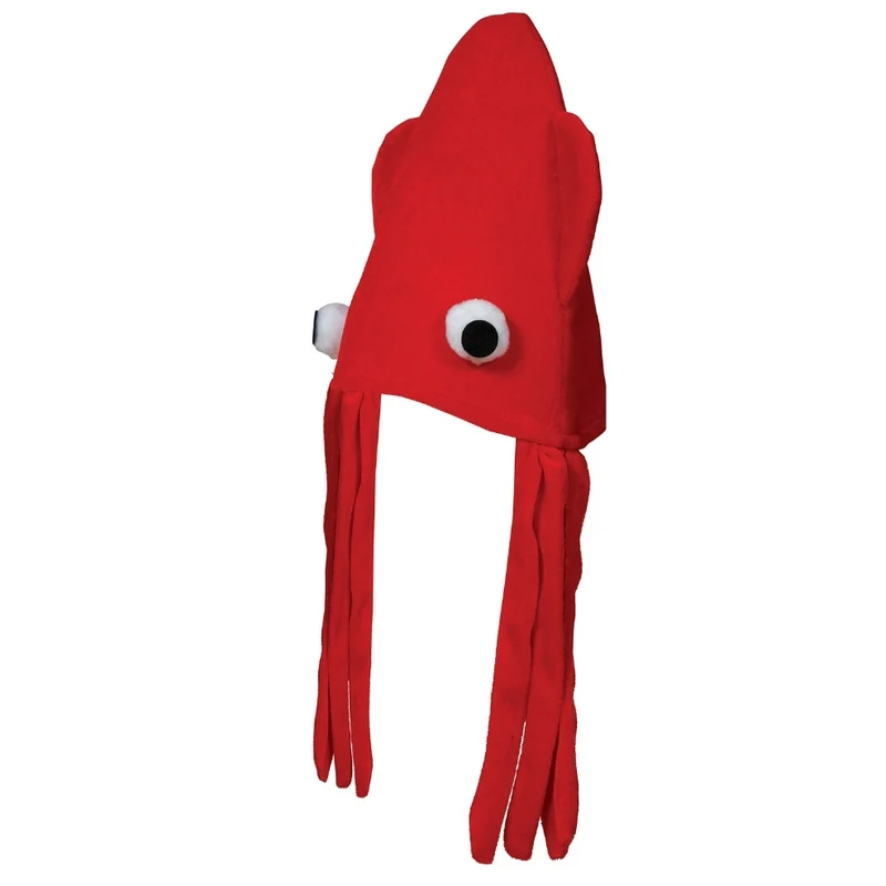 Roter Octopus Mütze