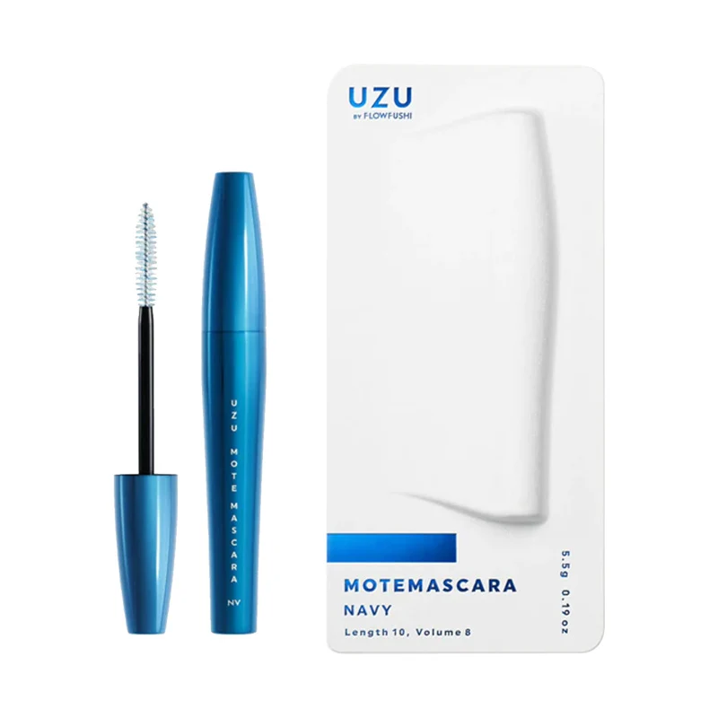 [Self-operated] Japanese FLOWFUSHI new UZU Kumano Mascara NAVY thick and long type thick and long without smudging