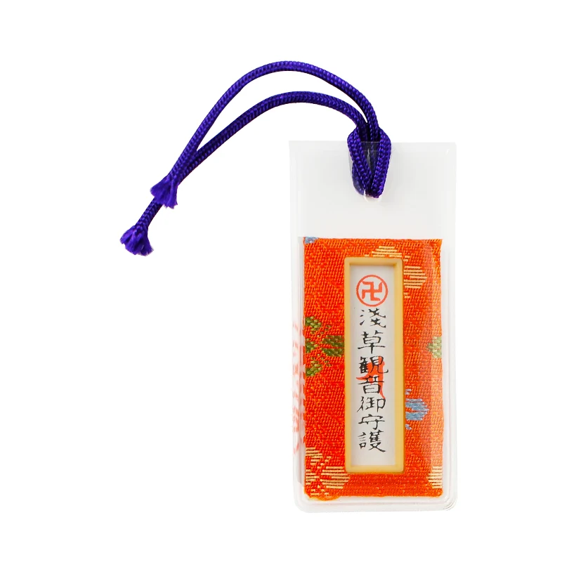 [Self-operated] Japan's Sensoji Temple Imperial Guard, Asakusa Guanyin Imperial Guard, Mushou, red model, bless good health and prevent illness from invading, recover after illness, mobile phone charter car pendant