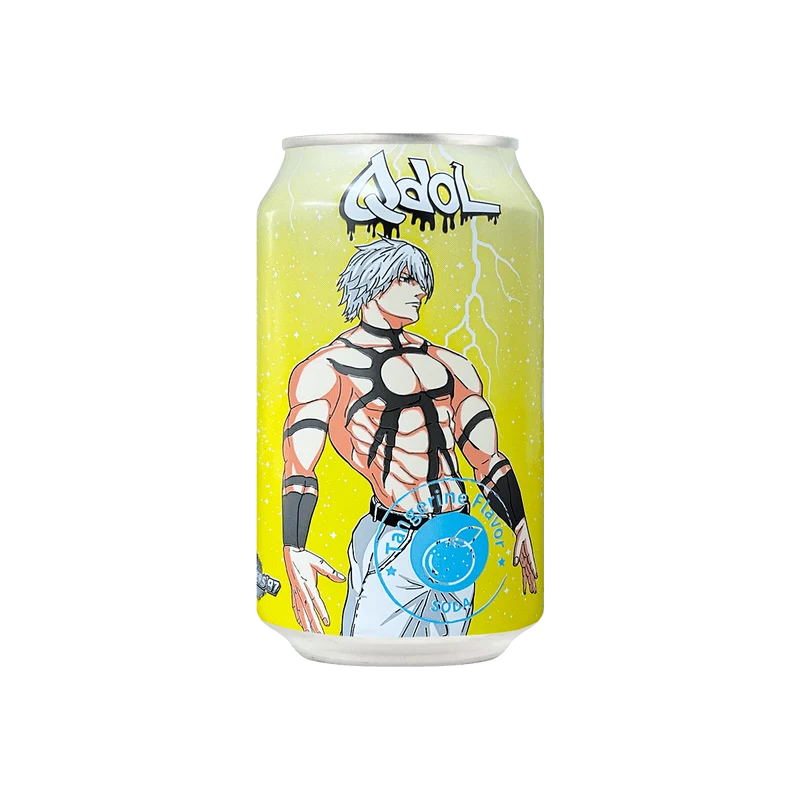 [Self-operated] China Taiwan QDOL 97 King of Fighters series co-branded juice sparkling water drink orange flavor 330ml