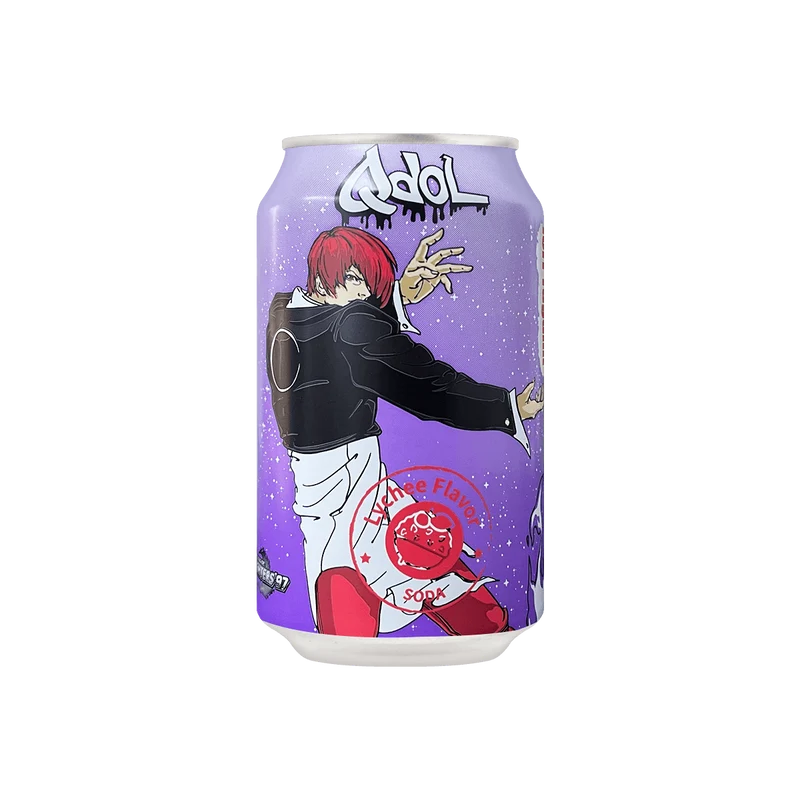 [Self-operated] China Taiwan QDOL 97 King of Fighters series co-branded juice sparkling water drink lychee flavor 330ml