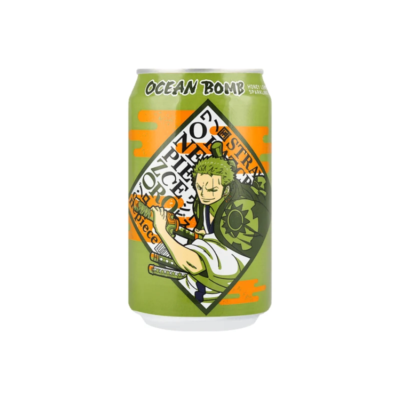 [Self-operated] China Taiwan OCEAN BOMB DRAGON BALL One Piece series joint fruity sparkling water honey lemon flavor 330ml