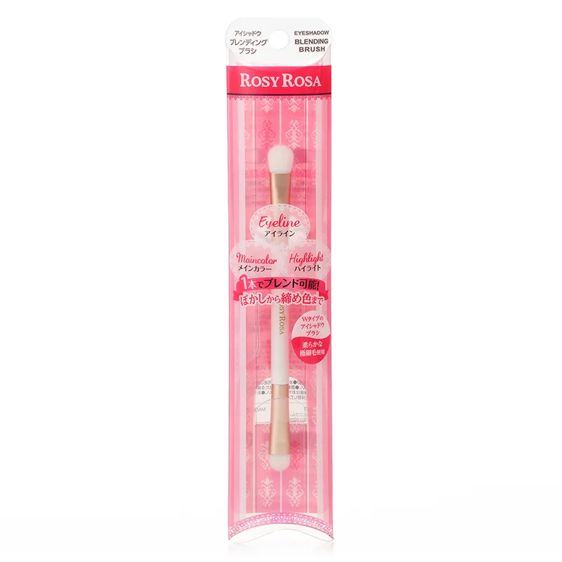 [Self-operated] Japanese ROSY ROSA double-ended eye shadow stick, long style 1 pack, eye shadow brush essential tool for makeup