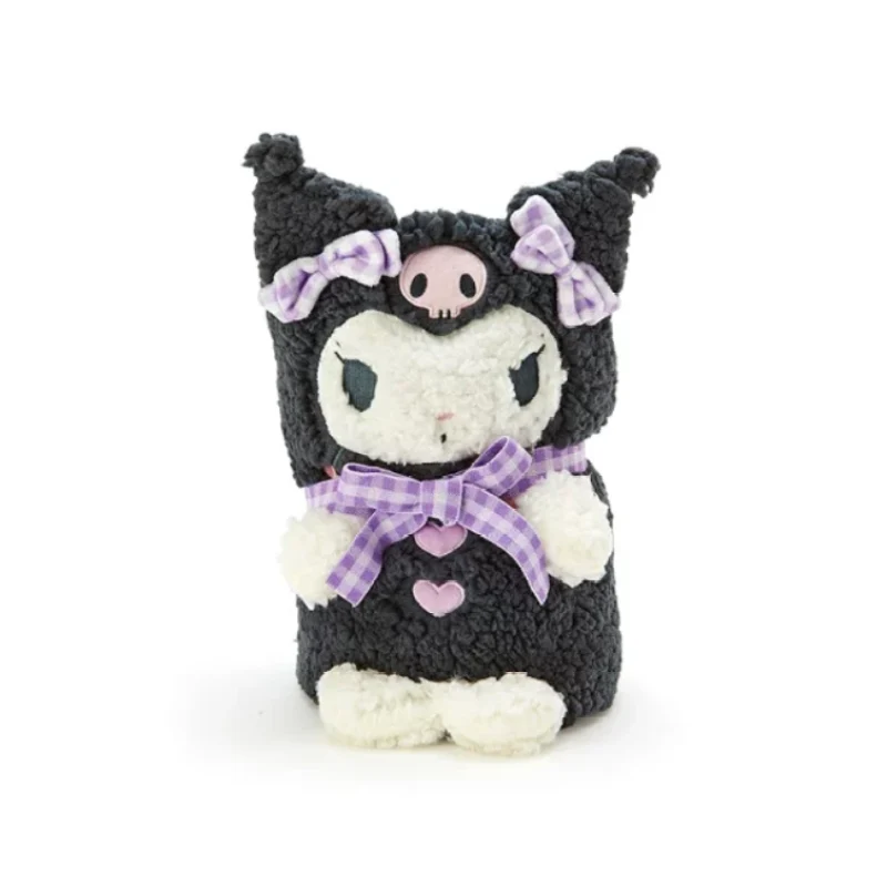 [Self-operated] Japanese Sanrio living room and bedroom foldable blanket Kurome 1 piece nap air conditioning blanket cute portable home