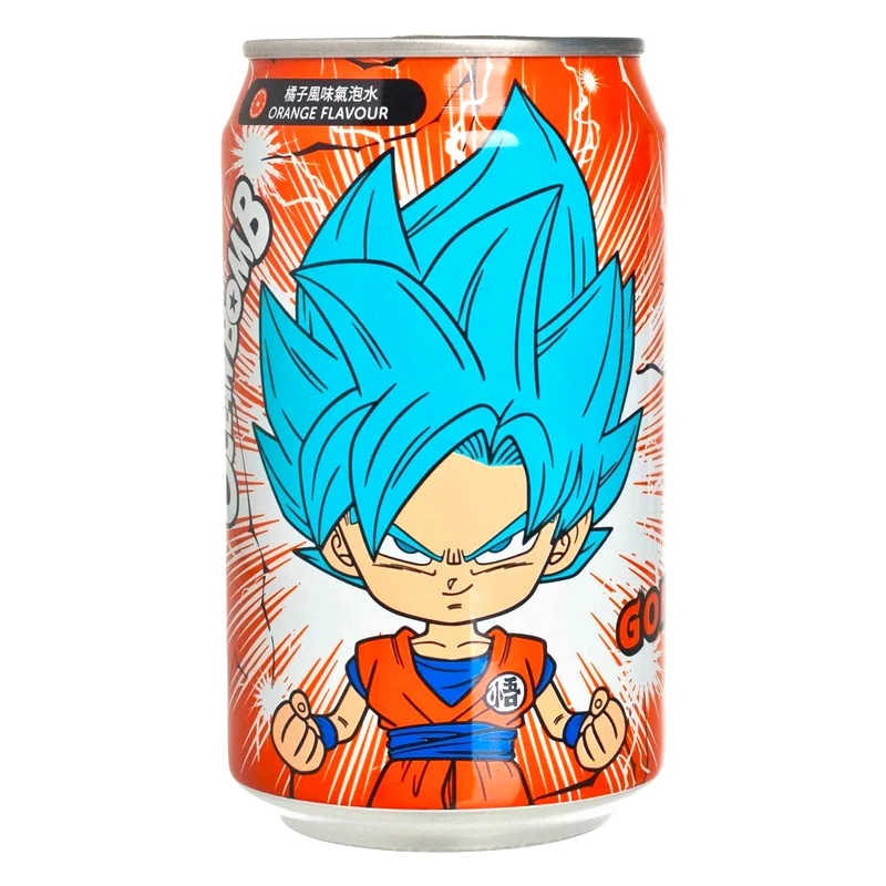 [Self-operated] China Taiwan OCEAN BOMB DRAGON BALL Dragon Ball co-branded fruity sparkling water orange flavor 330ml