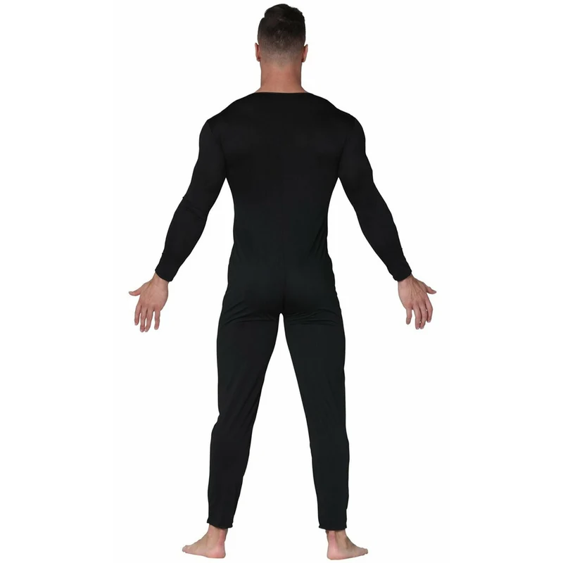 Ganzkörper Body Basic schwarz für Herren