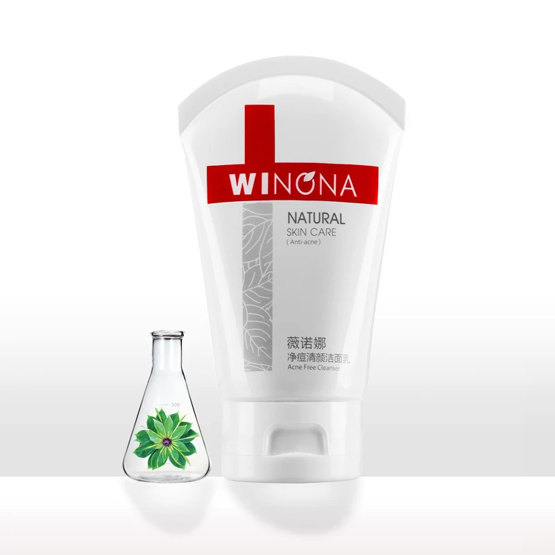 [Self-operated] China WINONA Winona Acne Cleansing Milk 80g Oil Control Acne Deep Cleansing Blackhead Acne Remover Foam Cleanser